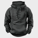 Louis men's lace-up hooded sweatshirt at Anne London, catalogue view 6