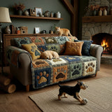 Love Paw | Quilted Sofa Cover