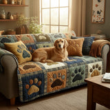 Love Paw | Quilted Sofa Cover