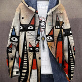 Preston | Artistic Print Hooded Jacket
