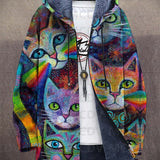 Preston | Artistic Print Hooded Jacket