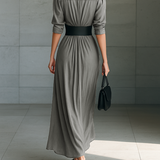 Gabrijela - Pleated Dress with Belt