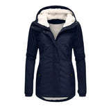 Valeria Long Hooded Rain Coat