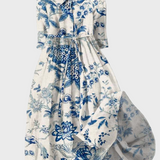 Poppy Porcelain Floral Dress