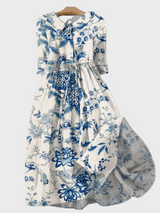 Poppy Porcelain Floral Dress