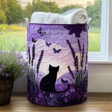 Floral Quilted Laundry Basket – Design 0932