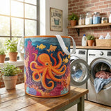 Octopus Quilted Laundry Basket