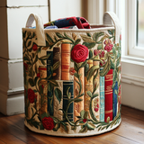 Quilted laundry basket – natural motif – NCU0DDK836