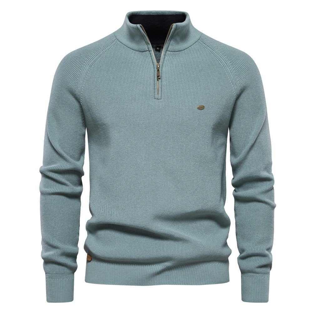 Richard | Refined Zip-Neck Jumper
