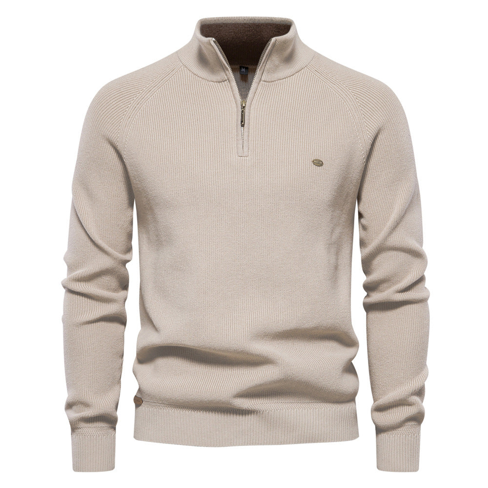 Richard | Refined Zip-Neck Jumper