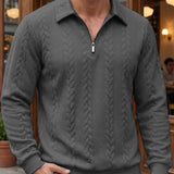 Edward | Minimal Zip-Neck Jumper
