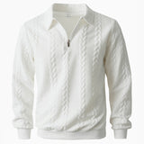 Edward | Minimal Zip-Neck Jumper
