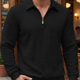 Edward | Minimal Zip-Neck Jumper