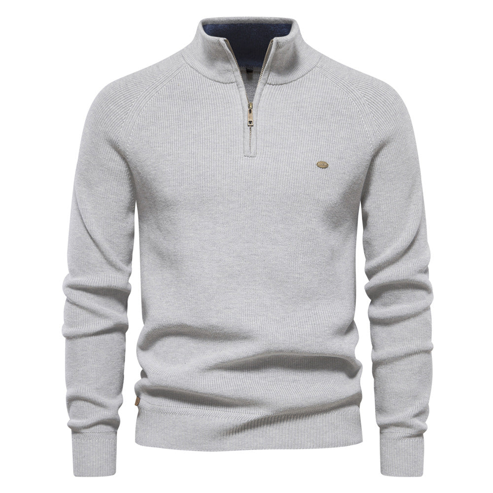 Richard | Refined Zip-Neck Jumper