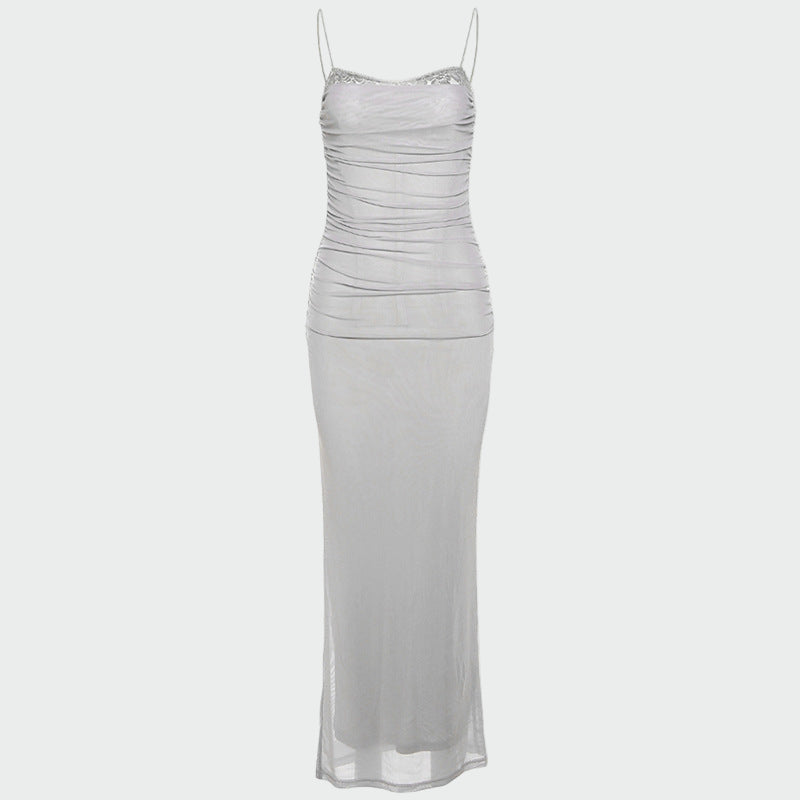 Auri | Draped Tulle Dress