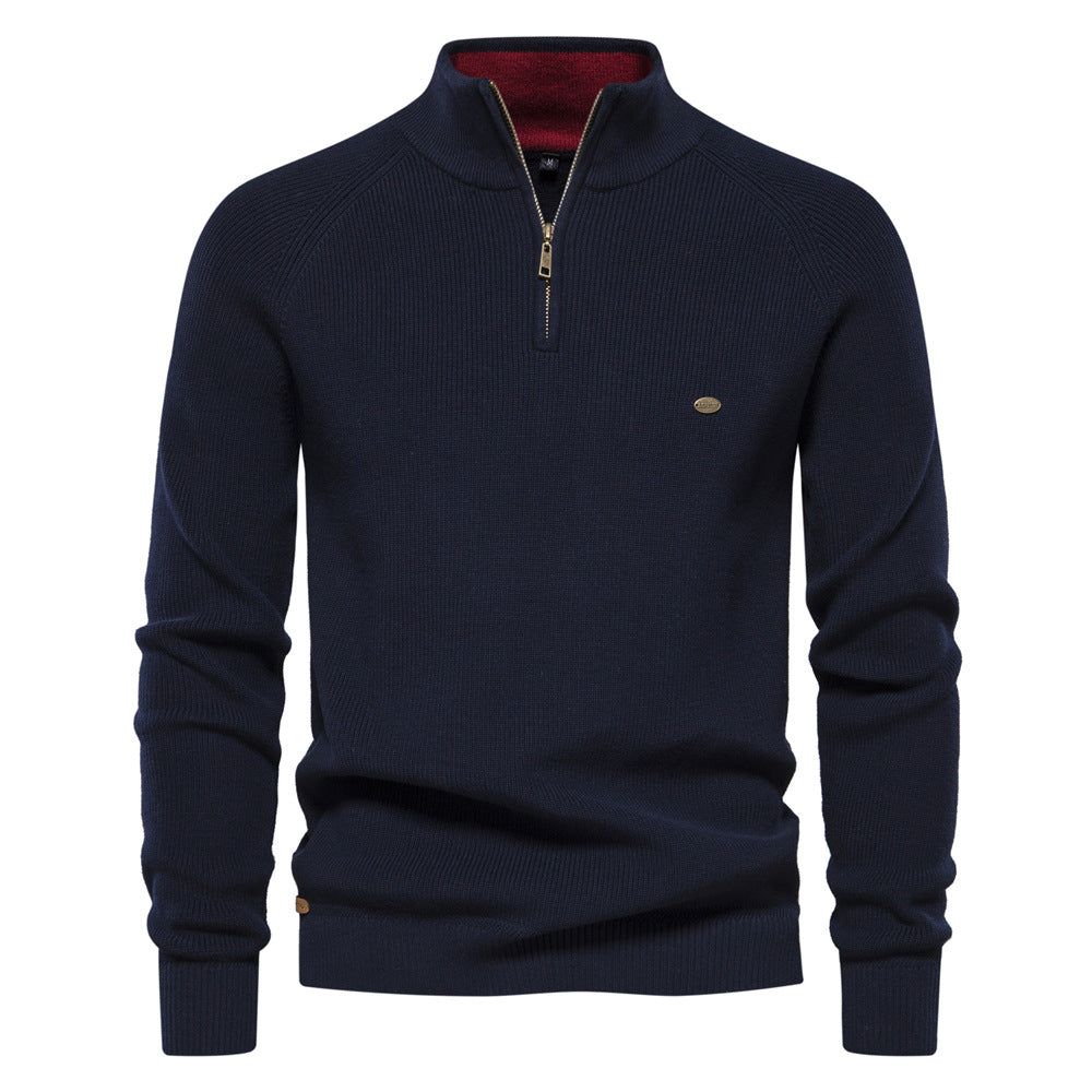 Richard | Refined Zip-Neck Jumper