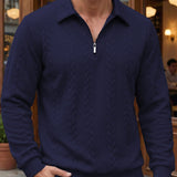 Edward | Minimal Zip-Neck Jumper