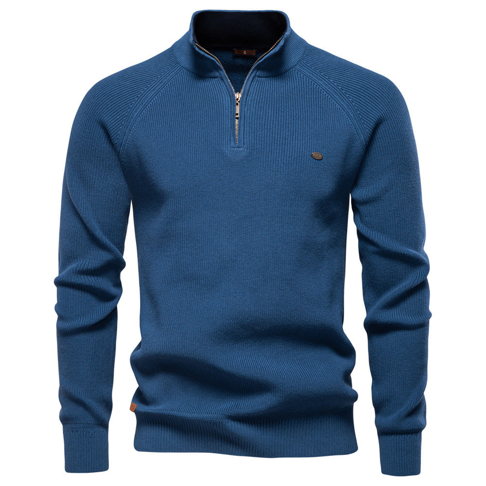 Richard | Refined Zip-Neck Jumper
