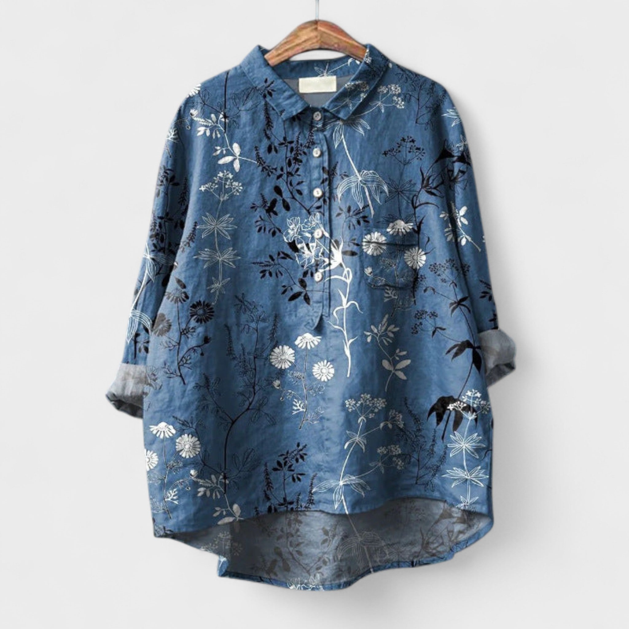 Philippa Vintage French-Style Blouse