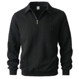 Edward | Minimal Zip-Neck Jumper