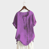 Mirna - Women's short blouse