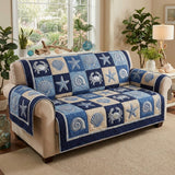 Ocean Charm | Quilted Sofa Cover
