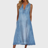 Comfortable denim dress | Daphne