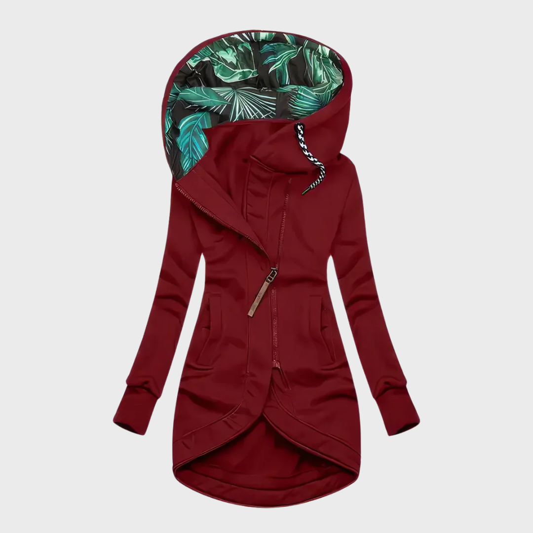 Dragana - Elegant and warm winter jacket with a hood