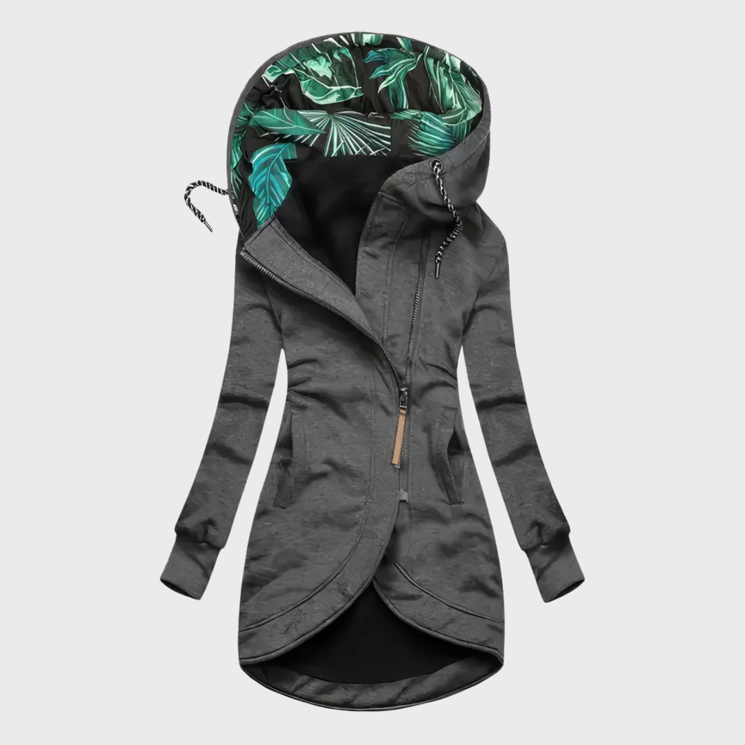 Dragana - Elegant and warm winter jacket with a hood