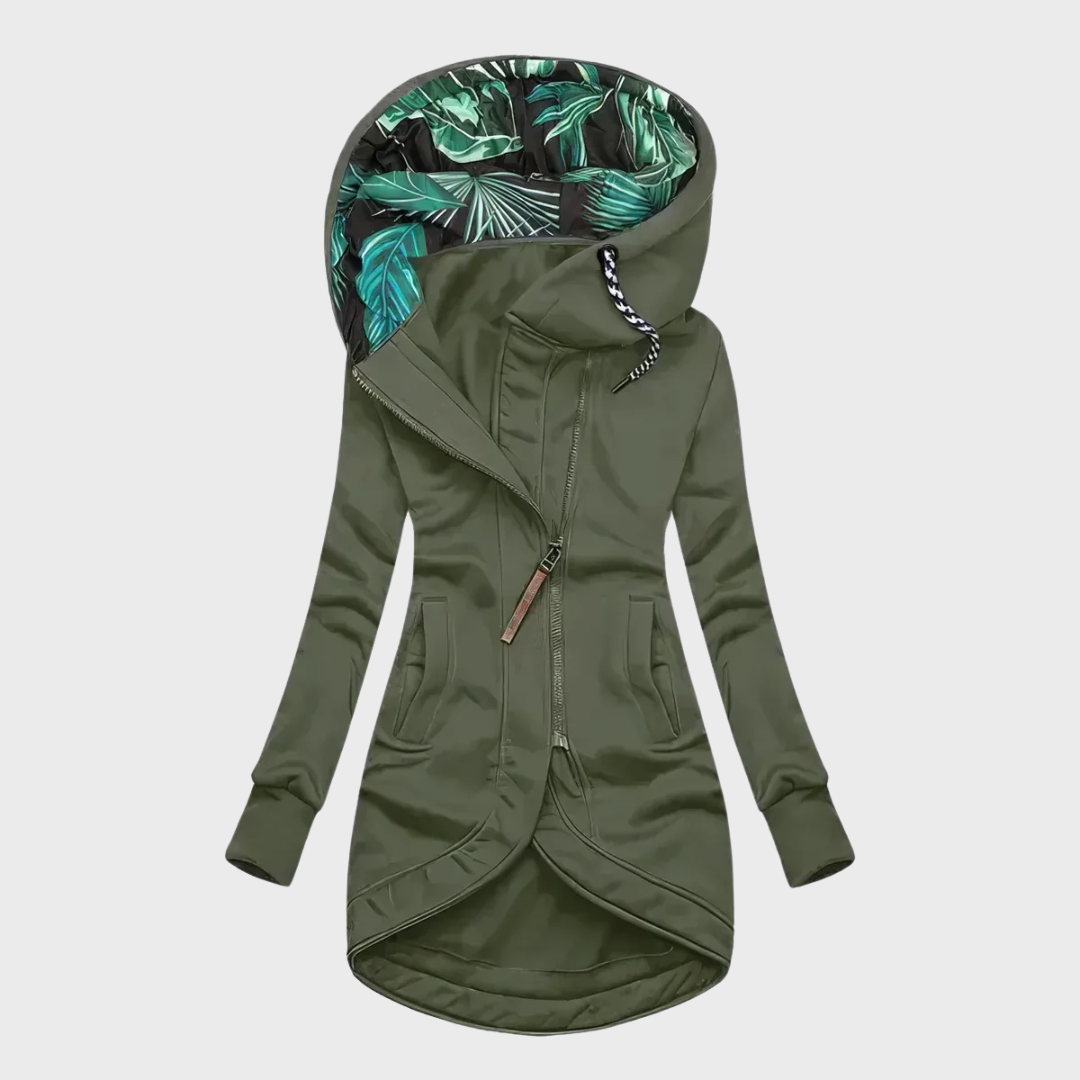 Dragana - Elegant and warm winter jacket with a hood