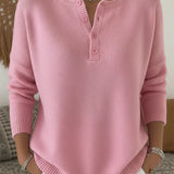 Petra | Knitted button-up sweater