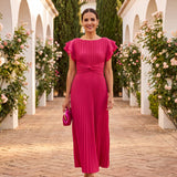 Vera Luxe Ruffle Dress
