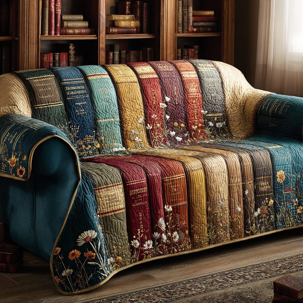 Reading Hollow | Quilted Sofa Cover Collection