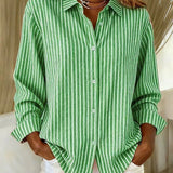 Mia | Striped button-down shirt