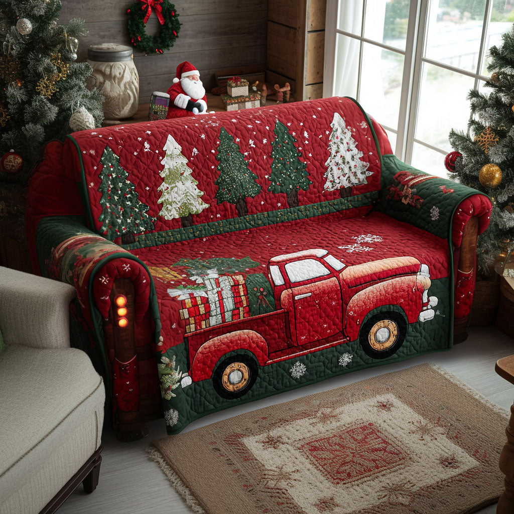 Festive Nights – Style 2 | Quilted Sofa Cover Collection