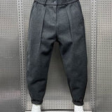 Herbert | Tapered Brushed-Look Trousers