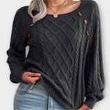 Malia - Knitted button-up sweater