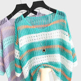 Lana – Lightweight knit top with cutouts