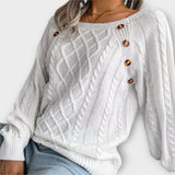 Malia - Knitted button-up sweater