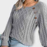 Malia - Knitted button-up sweater