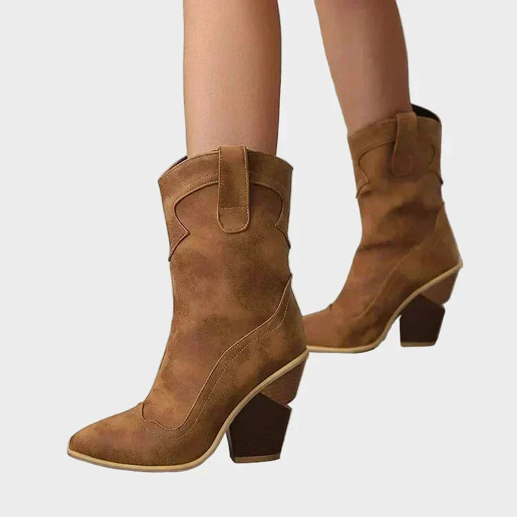 Rita Western Ankle Boots