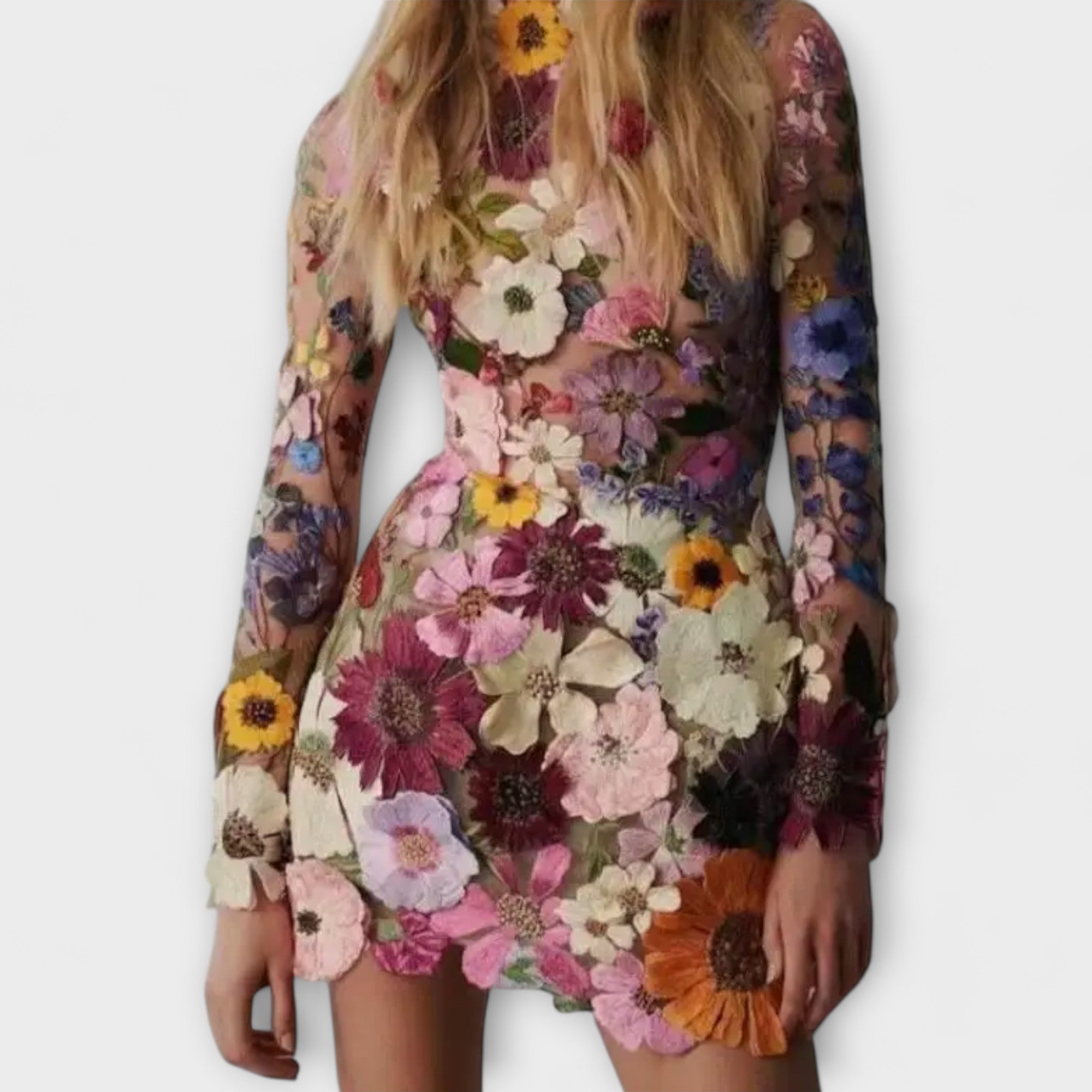 Blanche Floral Print Dress
