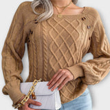 Malia - Knitted button-up sweater