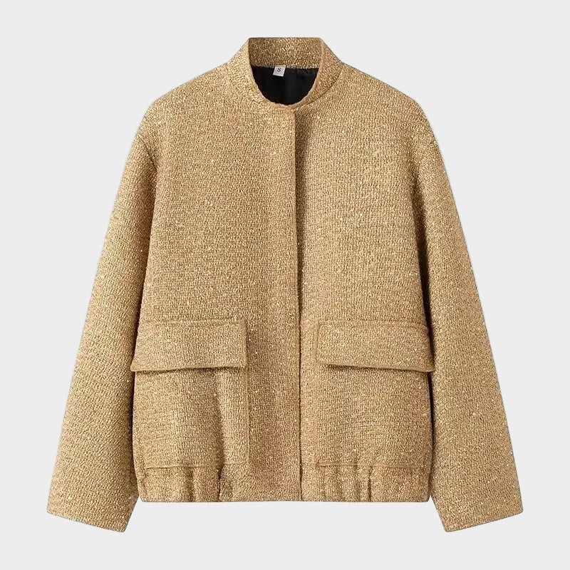 Clara Gold Sequin Jacket