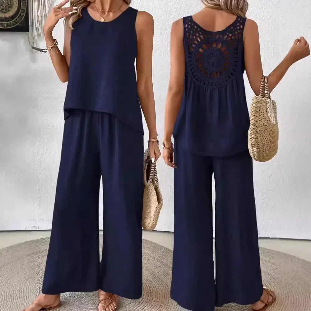 Ophelia Chic Tweed-Effect Set