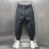 Herbert | Tapered Brushed-Look Trousers