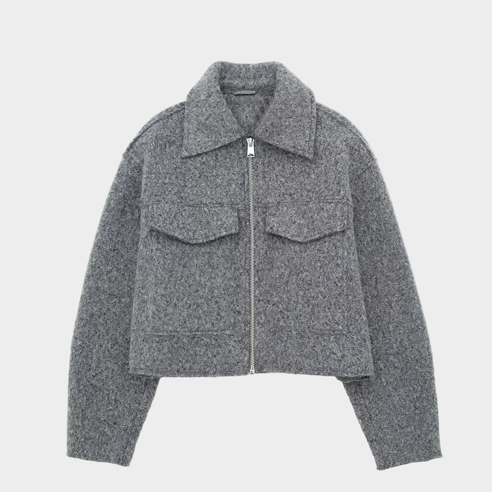 Martha Grey Vintage Zip Jacket
