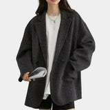 Emma Double-Breasted Wool-Blend Coat