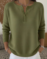Petra | Knitted button-up sweater