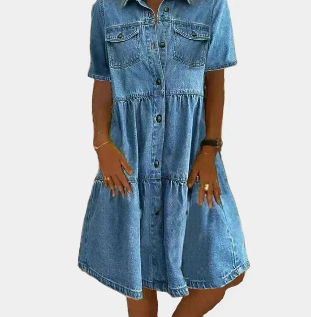 Chrissie Boho Denim Dress